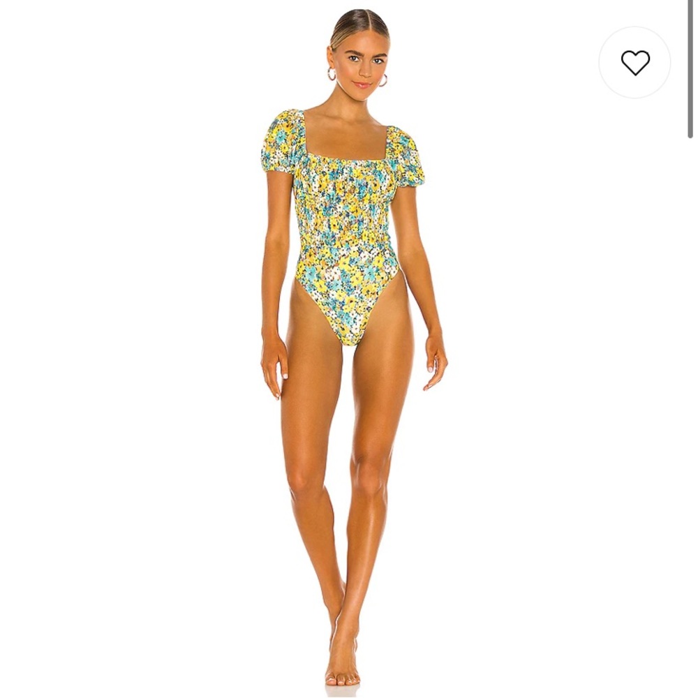 Lspace Marilyn Daisy diamond one piece swimsuit